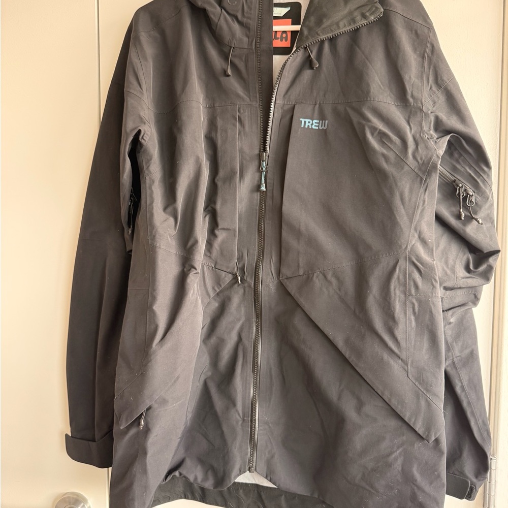 Trew Gear Stella Black Ski Shell with Hood